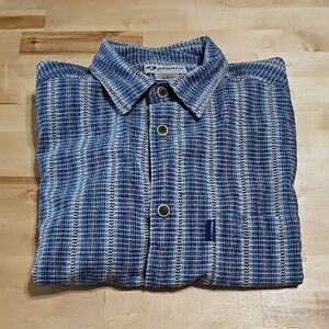 3 for $20 🏞️ Sportif USA Men's Long Sleeve Button Up Shirt XL 100% Cotton